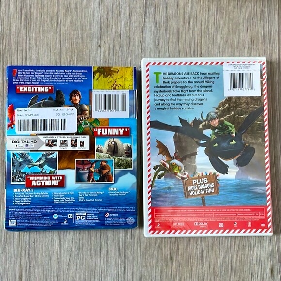 NEW How to Train your Dragon 2 and Dragons Holiday DVDs - Picture 2 of 6